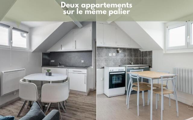 Deux appartements côte à côte - 300m de la mer