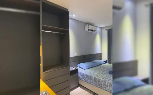 Flat 317 Granja Cotia Wi-Fi equipado e funcional