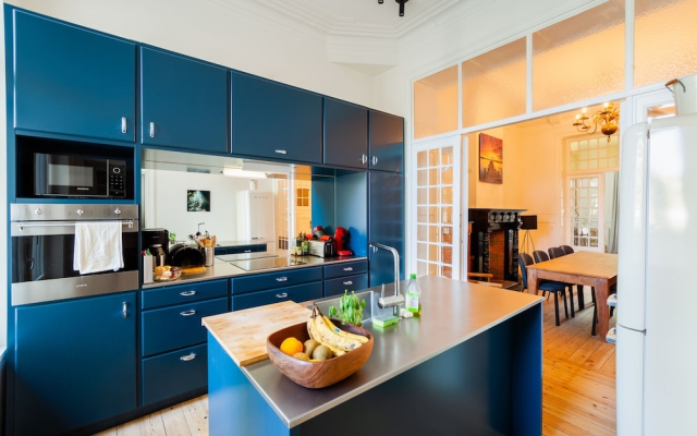 Duplex In Art Nouveau House in St Gilles City Center