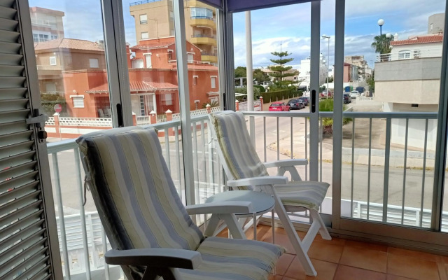 Gran Terraza cerca del mar.