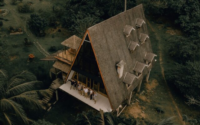 A-Frame Volcano House