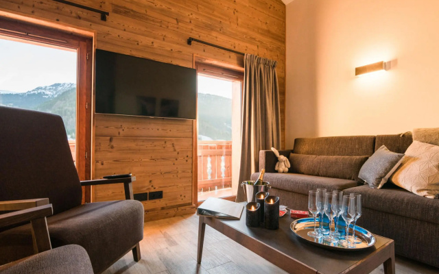 Stylish apartment in charming Megève, 1,5 km. from ski slope