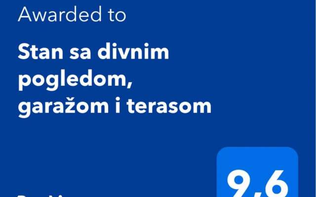 Stan sa divnim pogledom, garažom i terasom