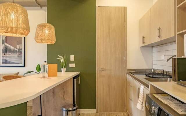 w Beautiful Loft With Balcony in Laureles