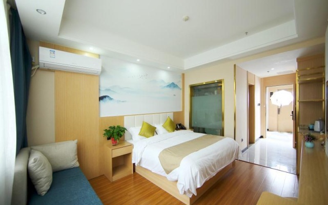 GreenTree Inn Jiangsu Wuxi Huishan District Xizhang Metro Station Express Hotel – Guest Rooms – Wuxi