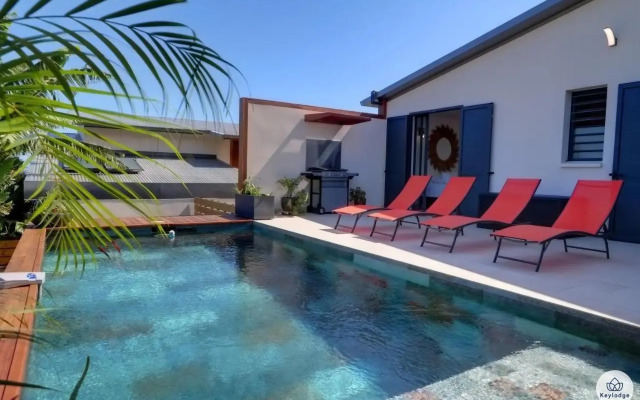 Villa Aïna - Piscine 4 étoiles - Vue mer - Saint Leu