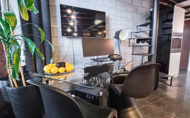 Dwupoziomowy loft w Tobaco Park