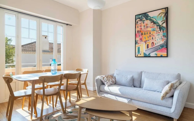 Warm Apartment - 2br/4p - Cannes/near Beach