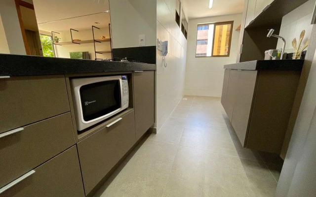 Apartamento de um quarto a beira-mar