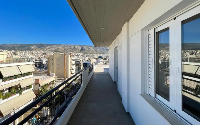 Panoramic Cityscape Maisonette in Agios Dimitrios