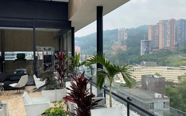 w Captivating 1BR in El Poblado