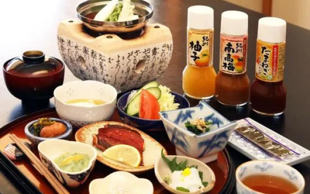 Japanese Hot Spring Hotel Local Fish Vegetable  Tsukisaki