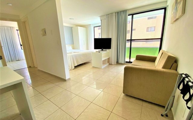 Apartamento Na Praia De Areia Preta