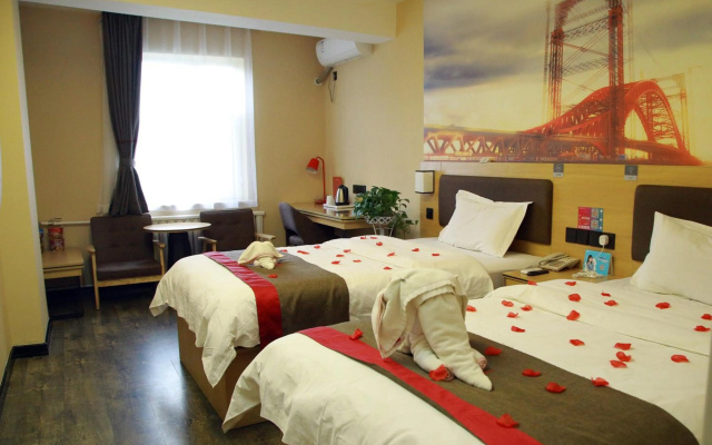 Thank Inn Hotel Gansu Lanzhou Xigu District Heshui Road Guofang Market – Guest Rooms – Lanzhou