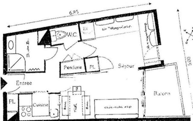 Appartement Les Menuires, 2 pièces, 5 personnes - FR-1-178-300