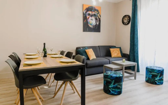 Monkey 2 SALLES DE BAIN hypercentre 6 pers