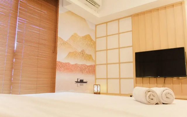 Japanese Cozy Style Studio At Bintaro Embarcadero Apartment