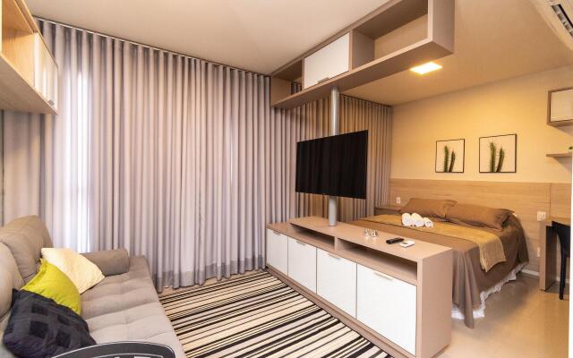 Flat no Ed Metropolitan no Jardim Goiás - MS902O