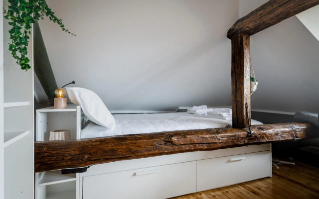 * The Sky-View Studio * in Cozy Boho Style