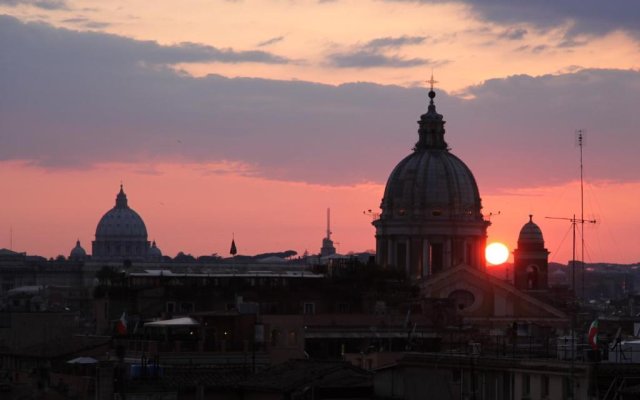 Apartment Spanish Steps with panoramic roof-terrace