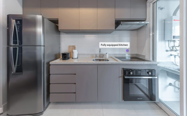 Apartamento luxuoso com vaga e ótima localização | Vila Olímpia