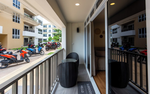 1BR Walk to Lamai Beach Sauna & Gym C264