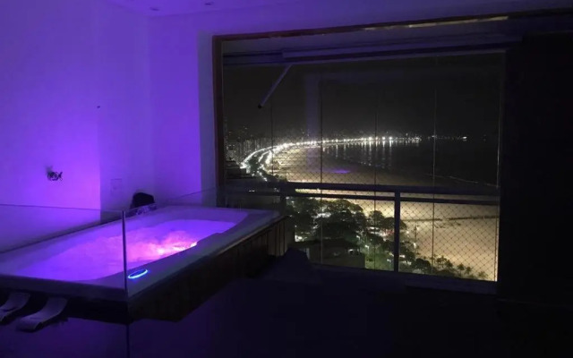 Maravilhoso Apto Vista Mar Jacuzzi Wi Fi Pé Areia