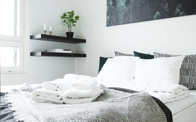 2ndhomes ESPA Apartment with Sauna and Balcony