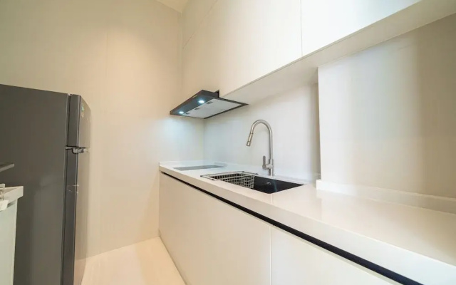 Pool villa with slide karaoke kitchen
