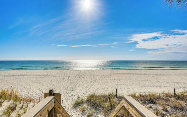 Walk to Beach: PCB Gem w/ Community Pool Access!