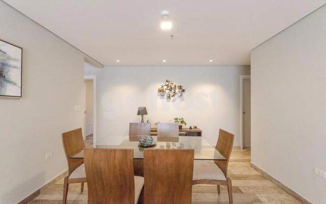 Tranquilo y cómodo apartamento en Villa Morra 2D006