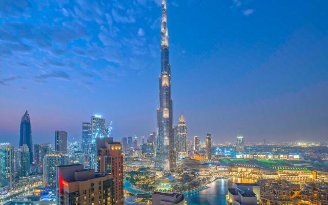 Spectacular 2BR With Burj Khalifa Fountain View
