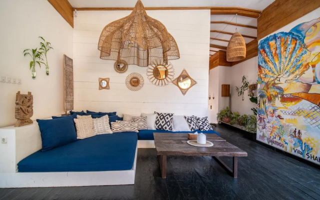 Splendid Villa Shakti Canggu Boho Chic 3bd & Pool