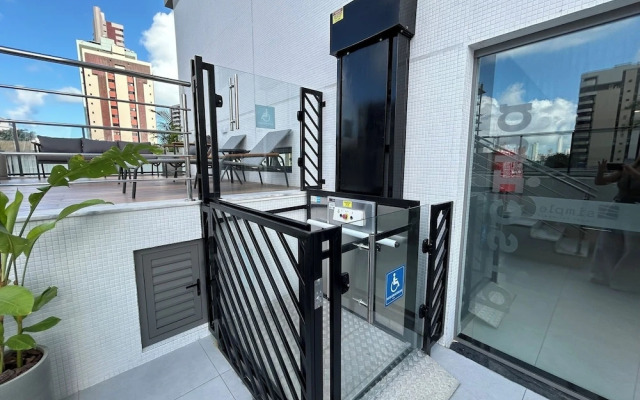 Bela Hospedagem - 502 Simple Smart, vista mar