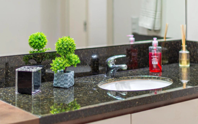 Apartamento Vivendas do Lago a 900 metros da Catedral