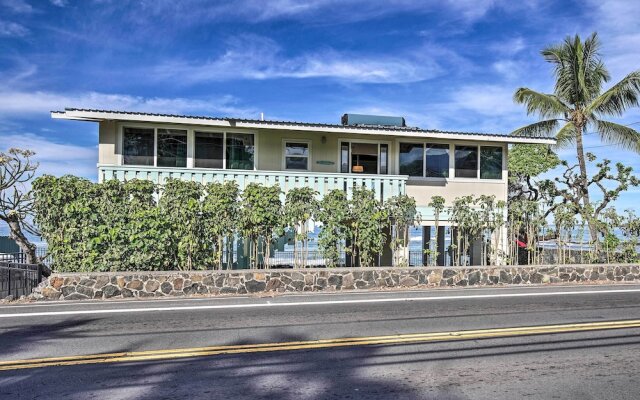 Oceanfront Kona Home w/ Beach Access & Views!