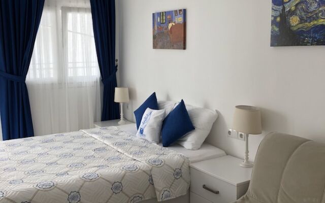 White and Blue Bodrum
