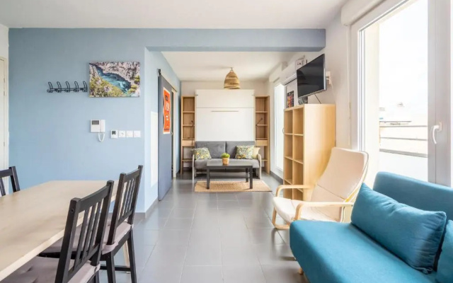 "Chez Marius" Appartement avec terrasse pour 4 personnes à Marseille