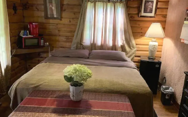 Log Cabin in the Field