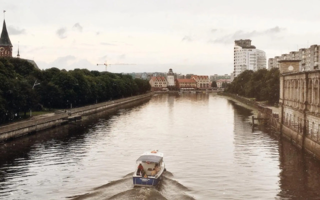 Апартаменты Abramov у музея с видом на реку