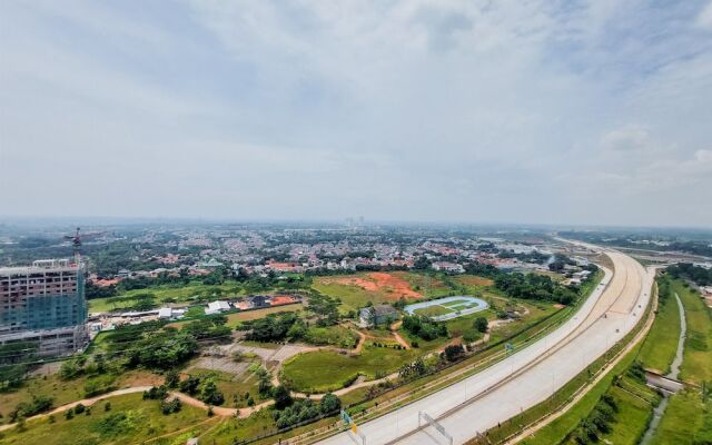 Scenic Designed And Comfy Studio At Sky House Bsd Apartment