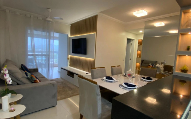 Apartamento em Bertioga com varanda gourmet
