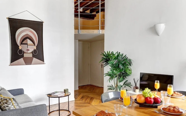 Modern 1BR For 4 By Centre Pompidou