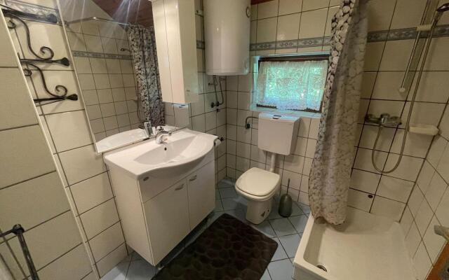 Vacation home with private swimming pool surrounded by nature