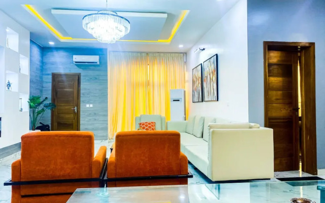 Impeccable 2-bed Apartment in Lekki With Snooker