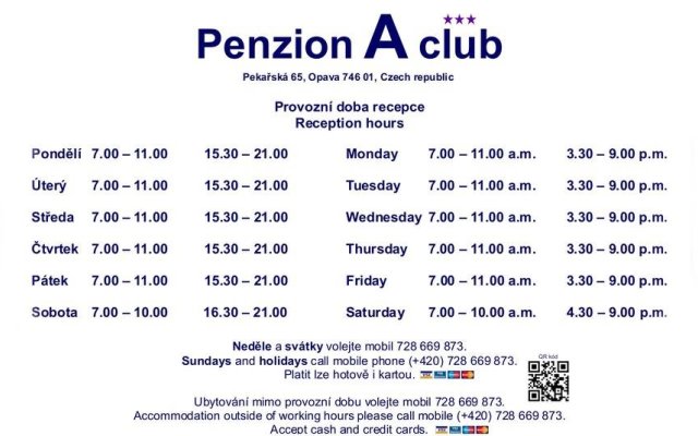 Penzion A Club
