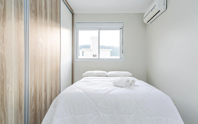 Apto com churrasqueira a 450m do mar RIC205