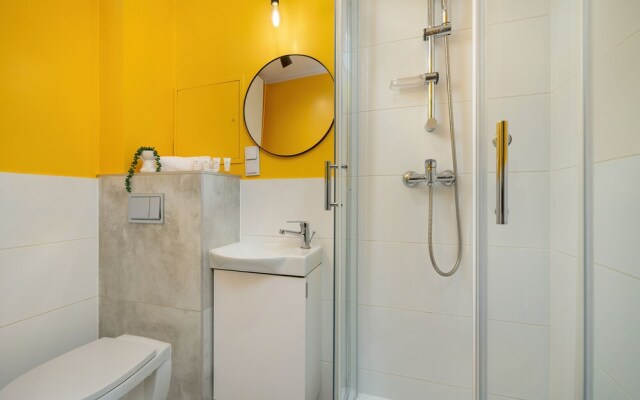 Yellow and Grey Studio by Renters