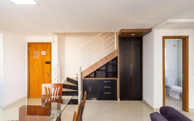 Confortável duplex 2 quarto no Bueno - TH918