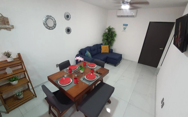 NUEVO ¡Hermoso departamento amueblado con alberca!